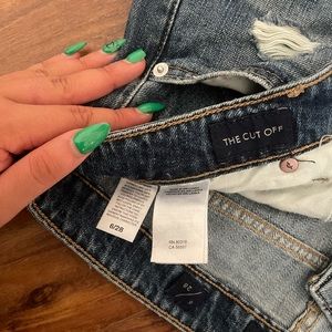 Lucky brand blue jean shorts, size- 6/28